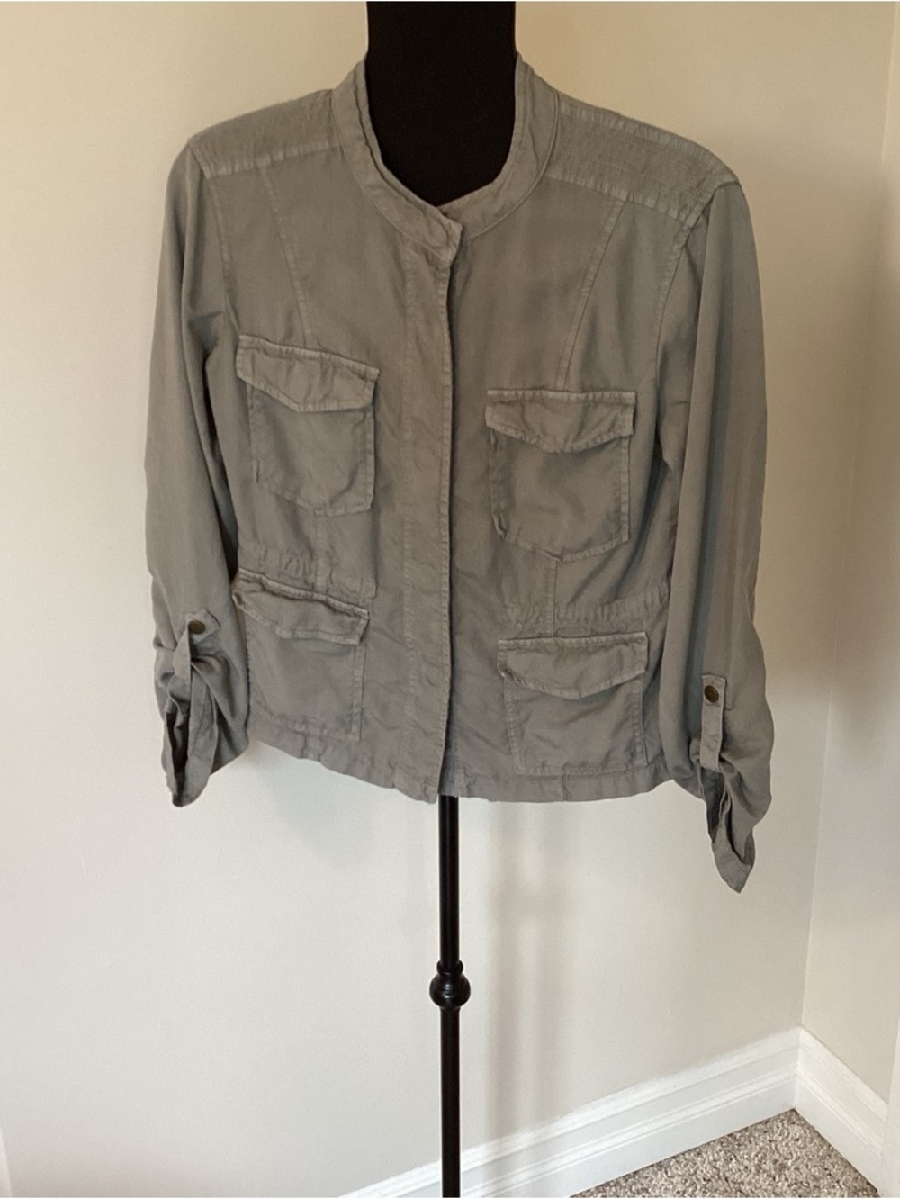 Sanctuary Light olive green utility jacket